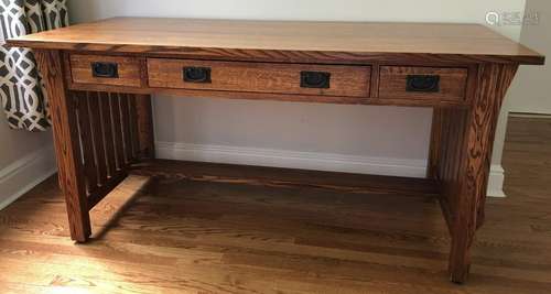 Mission Style Oak Desk by Restoration Hardware