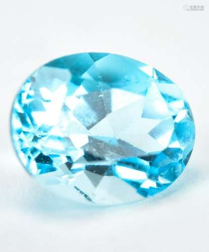 Aquamarine Topaz 4 Carat Loose Stone