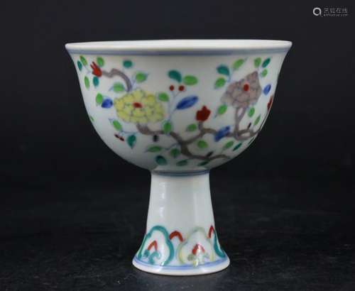 Ming Porcelain DouCai Cup