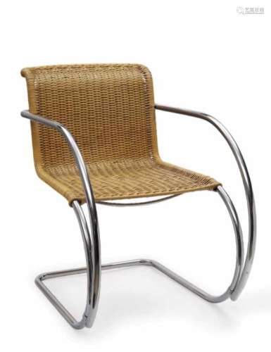 Cantilever Chair MR 20Mies van der Rohe, 1927 - 1930, manufactured by Berlin metalwork, Joseph