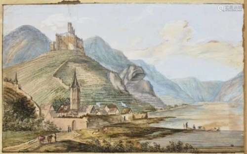 Schneider, Caspar (Johann Caspar)Rhine Landscapes - Taunus Landscape 3 works. Signed lower left