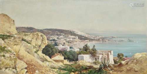 Noiré, MaximeVue d'Alger Signed lower right and titled. Oil on canvas. 41.5 x 82 cm. Relined.