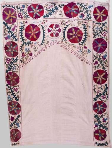 A Suzani Embroidery, Uzbekistan, Bukhara, Early 20…