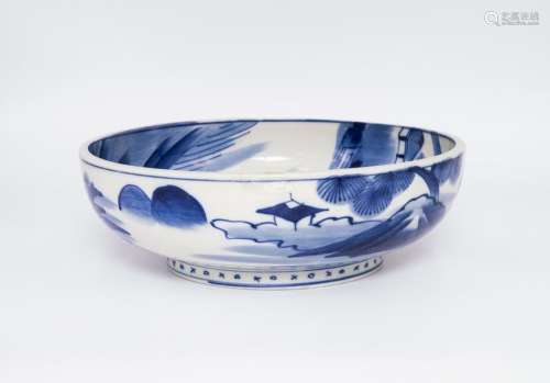 A Blue and White Porcelain Nabeshima Bowl, Japan, …