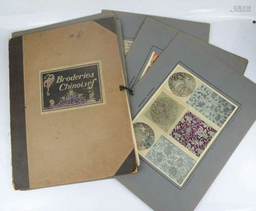 Broderies Chinoiser, by Ernst Henri, Editeur, 18 Rue du Mont-Cenis, Paris, colour plates.