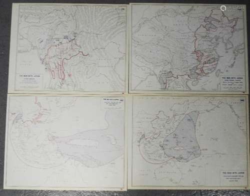 Four War With Japan maps: Situation 31st December 1944, China - Burma Theater General Situation 15th