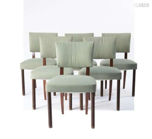 Osvaldo Borsani, Six chairs, c. 1937