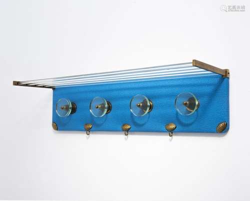 Italy, Wall coat rack, c. 1957