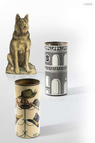 Piero Fornasetti, Umbrella stand, 1950s