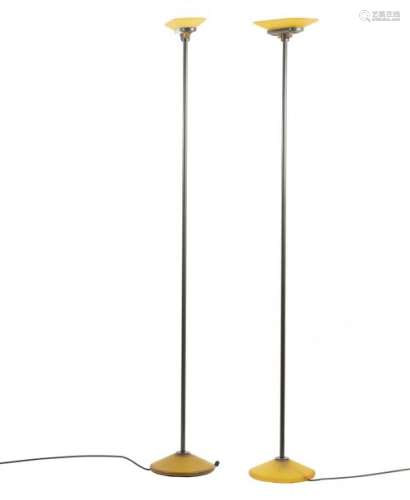 Perry King etc., Two 'Jill' floor lamps, 1978