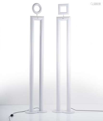 Remo Buti, Two floor lamps, 1980s