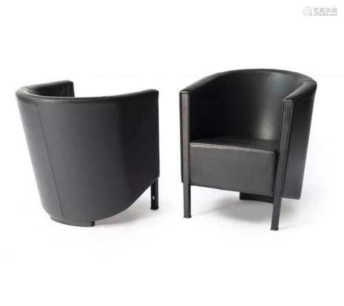 A. Citterio, Pair of 'Novecento' chairs, 1988