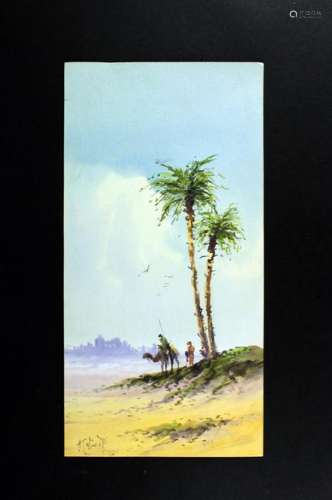 Malnat Watercolors Painting in Canada 1930s, works on