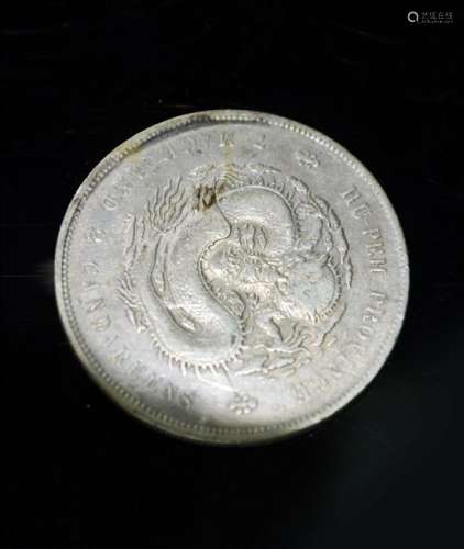 Silver Coin Qing Dynasty Guangxu Period