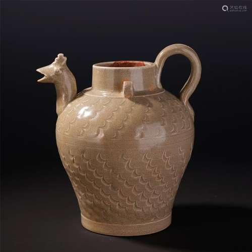 CHINESE PORCELAIN YUE WARE KETTLE