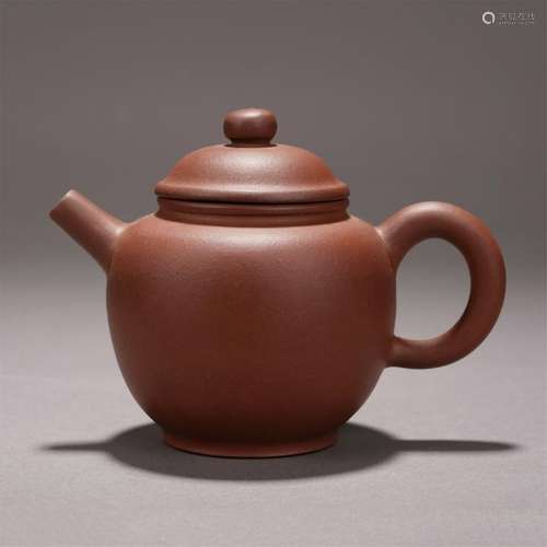 CHINESE YIXING ZISHA RED CLAY TEA POT