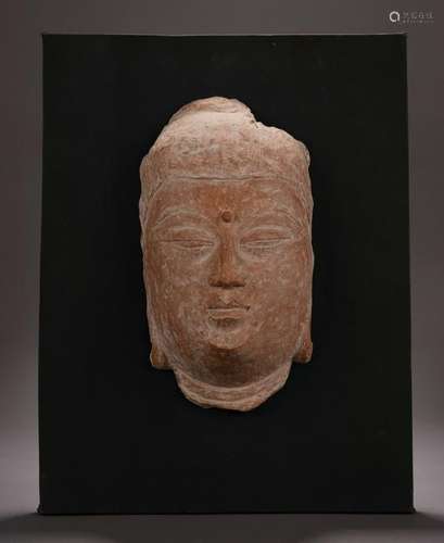 CHINESE STONE BUDDHA HEAD