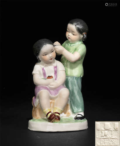 五六十年代 潮州瓷雕