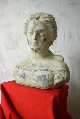 Girl a bust sculpture