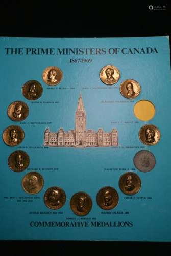 A set is precious The Prime ministers of Canada Commemo