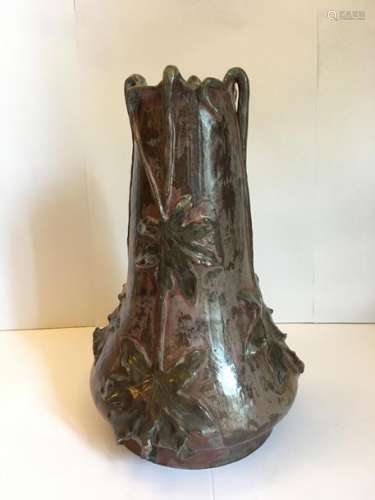 Georges HAMM (XIX XX) Vase à panse renflée et col …