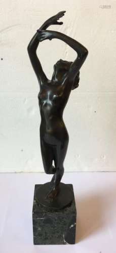 S. MONACO (XX, Italie) Sculpture en bronze à patin…