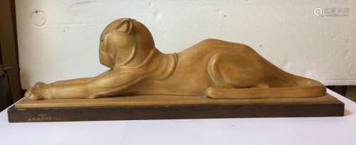 Noël Ange MARTINI (1886 1962) Sculpture en bois à …