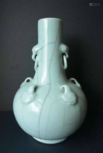 A Rare and Beautiful Celeste Blue RU-Glaze Vase