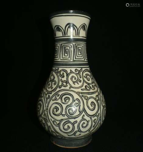 The Song - Jin dynasty cizhou kiln series depicts passi