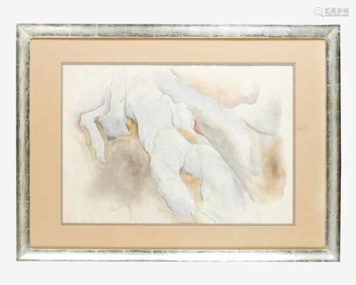 Frantisek Kupka (1871-1957)- attributed. Root studies. Watercolour with chalk on paper. Signed