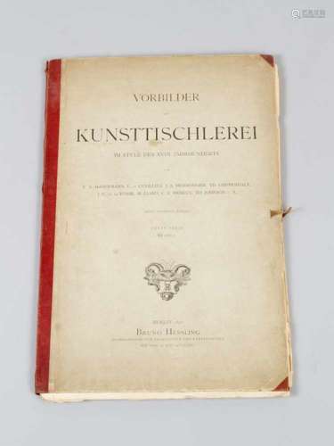Kunsttischlerei by Bruno Hessling Berlin, 1896, with illustrations from important furniture