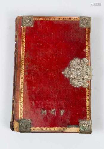 Novum Missale Romane, by Ducali Campidonensi 1793. With Copper prints in hard leather cover with