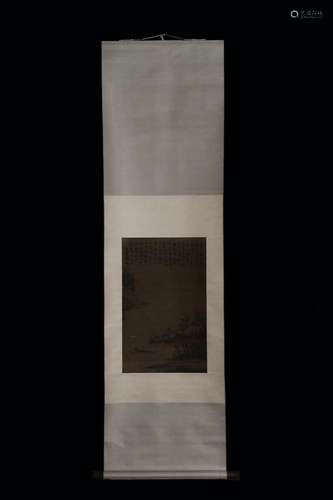 SILK SCROLL BY 'TANG YIN'