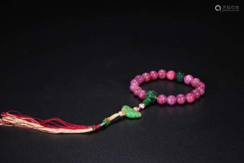 TOURMALINE 18-BEAD HAND PIECE