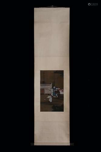 SILK SCROLL BY 'WANG QIHAN'