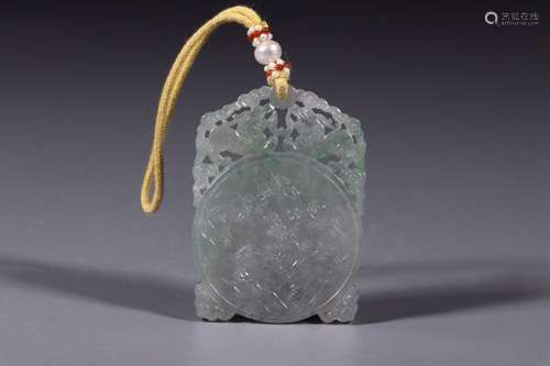 JADEITE 'SHANSHUI' PENDANT