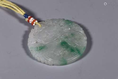 JADEITE 'FUGUI' PENDANT