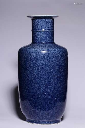 KANGXI MARK SPRINKLE-BLUE GLAZE BANGCHUIPING