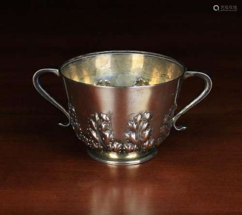 A 19th Century Silver Loving Mug hallmarked London 1897 with Horace Woodward & Co Ltd maker's mark,