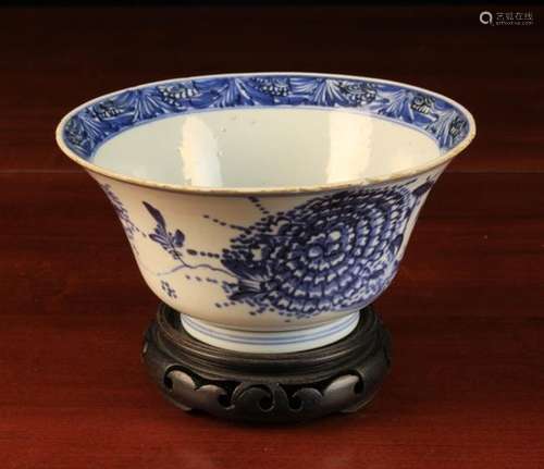 A 17th Century Chinese Blue & White Bowl (A/F).