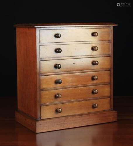 A Victorian Mahogany Specimen Chest.