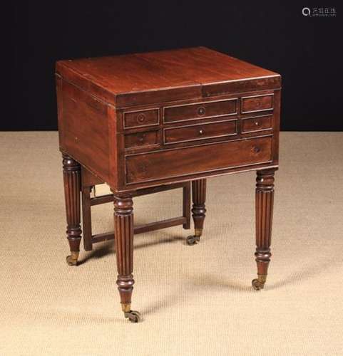 A Regency/William IV Period Mahogany Dressing Chest in the Gillows Style (A/F).