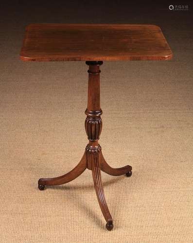 A Small Regency Period Rosewood Tripod Wine Table.