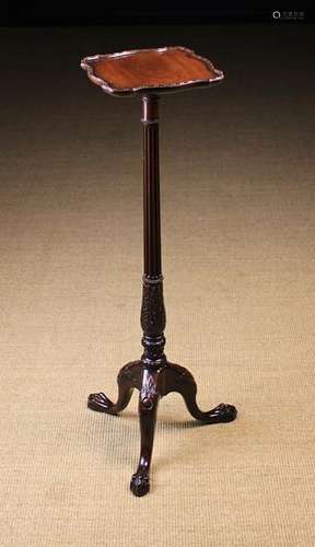 A Late 19th Century Mahogany Torchère in the Georgian Style.