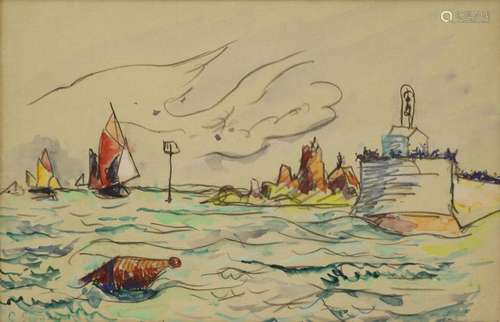 PAUL SIGNAC (FRENCH, 1863-1935).