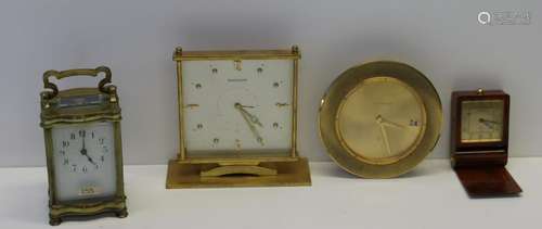 Lot Of Vintage Clocks To Inc 3 Jaegar LeCoultre