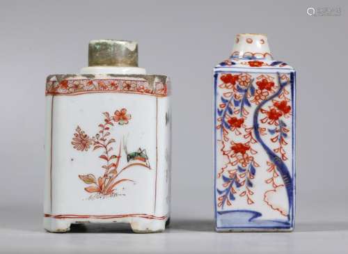 Chinese Kangxi Famille Verte Porcelain Tea Jar