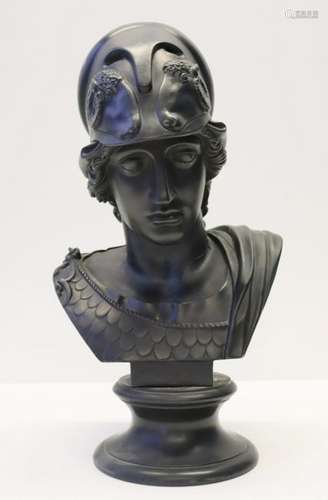 WEDGWOOD. Basalt Bust of Minerva