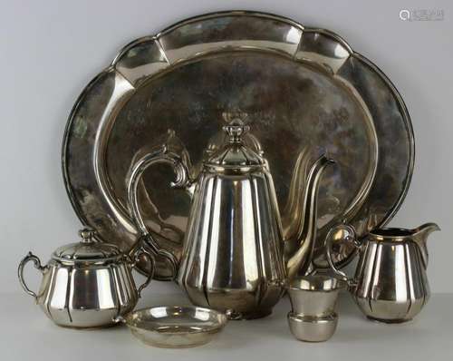 SILVER. Assorted Silver Hollow Ware Grouping.