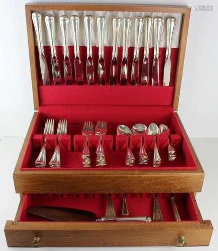 STERLING. Gorham Old French Flatware Service.